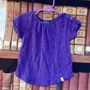 Girls Lucky Brand T-shirt‎ plum purple 2T